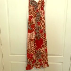 Fall hues maxi dress